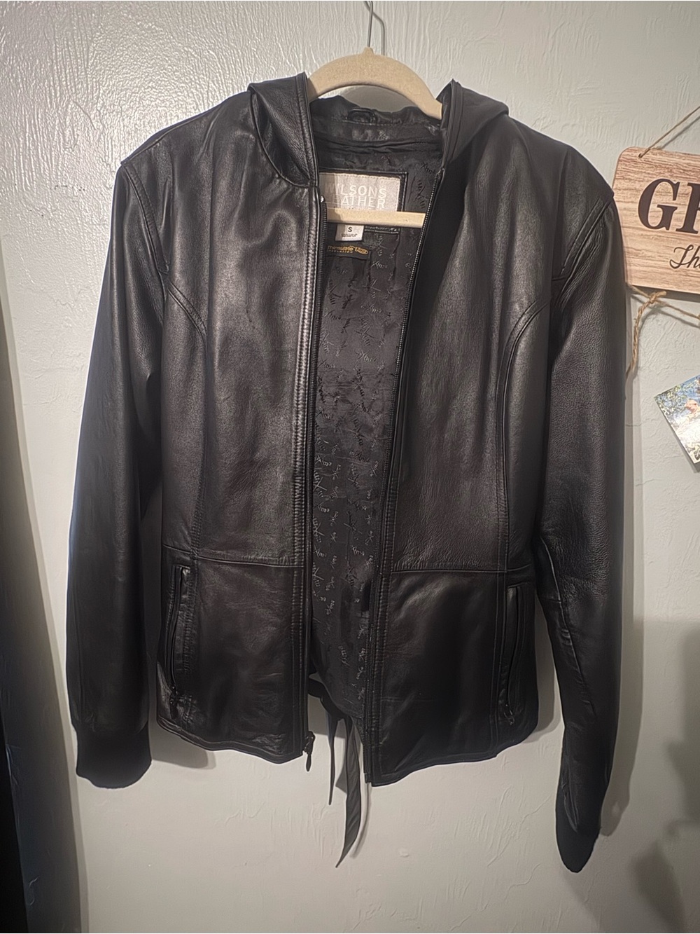 Wilsons Leather Maxima Hooded Jacket